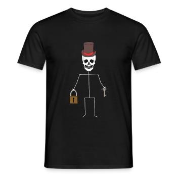Schloss Herr Geist Gespenst Mitternacht Gespenst - Männer T-Shirt - Schwarz - Vorne - AI Model Male 178 light (178cm)