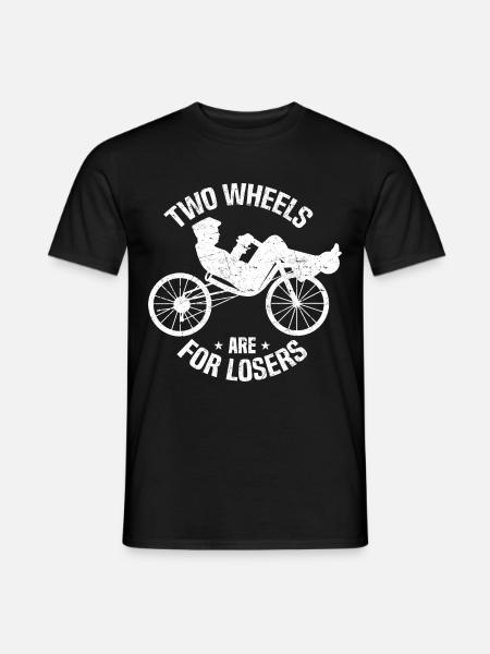 Recumbent Trike - Männer T-Shirt - Schwarz