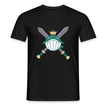 Fisch - Männer T-Shirt - Schwarz - Vorne - AI Model Male 178 light (178cm)