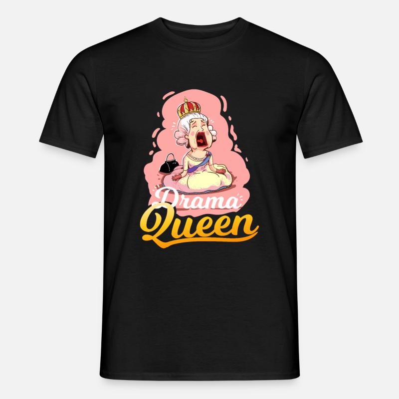 Drama Queen - Männer T-Shirt - Schwarz