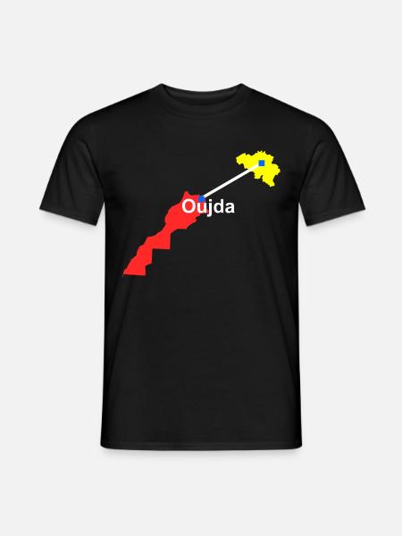 Destination Oujda - T-shirt homme - noir