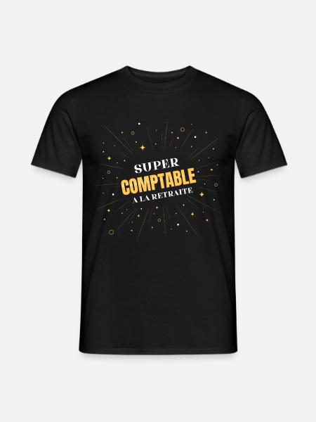 Comptable à la retraite - T-shirt homme - noir