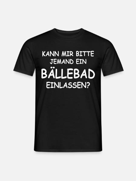 Lustige Sprüche - Männer T-Shirt - Schwarz