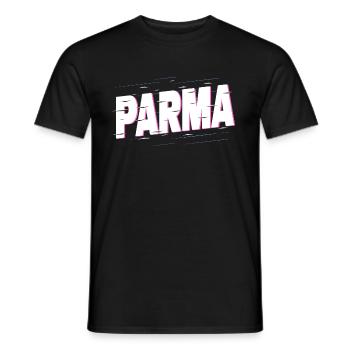 Parma Italien Stadt Schrift Heimat Liebe Urlaub - Männer T-Shirt - Schwarz - Vorne - AI Model Male 178 light (178cm)