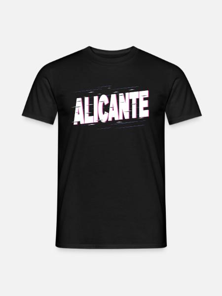 Alicante Espagne City Font Maison de Vacances Amour - T-shirt homme - noir