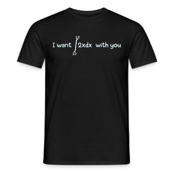 Je veux 69 avec toi Professeur de mathématiques intégrales de mathématiques - T-shirt homme - noir - Devant - AI Model Male 178 light (178cm)