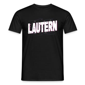 Kaiserslautern Lautern Deutschland Stadt Schrift - Männer T-Shirt - Schwarz - Vorne - AI Model Male 178 light (178cm)