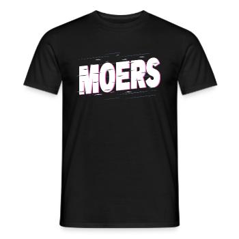 Moers Deutschland Stadt Schrift Heimat Liebe - Männer T-Shirt - Schwarz - Vorne - AI Model Male 178 light (178cm)