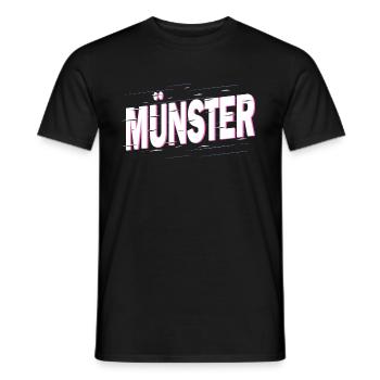 Münster Allemagne City Font Home Love - T-shirt homme - noir - Devant - AI Model Male 178 light (178cm)