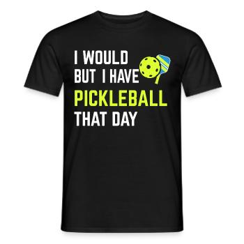 Pickleball Player Paddle Game Lovers Sport Le - Men's T-Shirt - black - Front - AI Model Male 178 light (178cm)