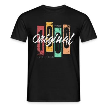 1969 Vintage Retro Birthday - Men's T-Shirt - black - Front - AI Model Male 178 light (178cm)