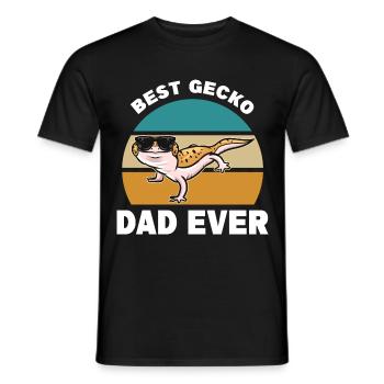 Gecko - T-shirt homme - noir - Devant - AI Model Male 178 light (178cm)