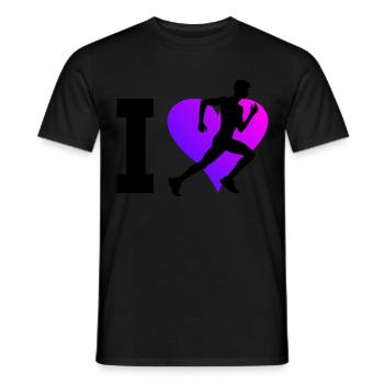 Jogging Fitness Course Course à pied Cross Country Runni - T-shirt homme - noir - Devant - AI Model Male 178 light (178cm)