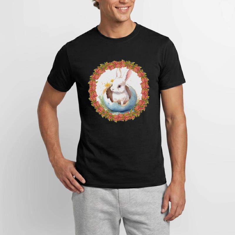 Easter Bunny Easter Egg Easter Bunny Bunny Rabbit Egg Men's T-shirt
