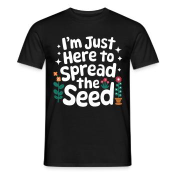 Gardener Garden Plants Gardening - Men's T-Shirt - black - Front - AI Model Male 178 light (178cm)