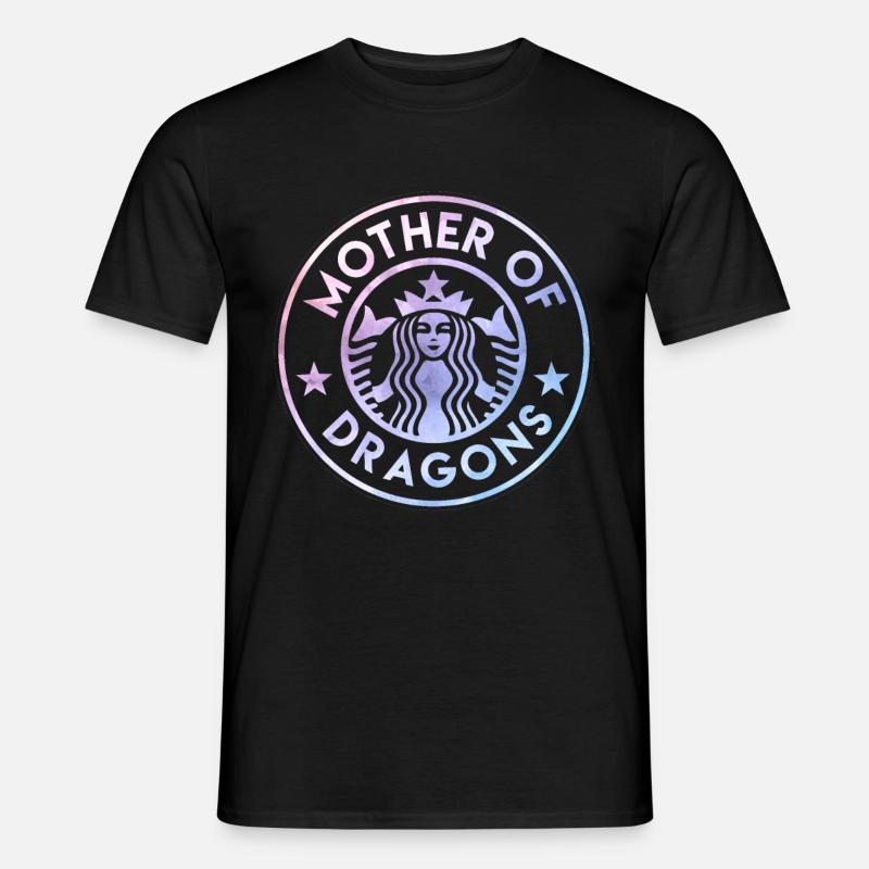 Muttertag Dragons - Männer T-Shirt - Schwarz