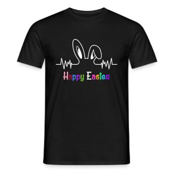 Pâques - T-shirt homme - noir - Devant - AI Model Male 178 light (178cm)