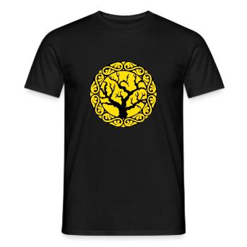 VIKINGS - Männer T-Shirt - Schwarz - Vorne - AI Model Male 178 light (178cm)