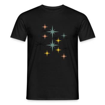 Stars - T-shirt homme - noir - Devant - AI Model Male 178 light (178cm)