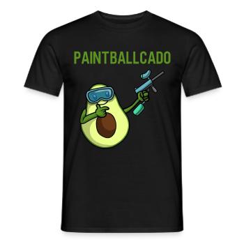 Paintball - T-shirt homme - noir - Devant - AI Model Male 178 light (178cm)