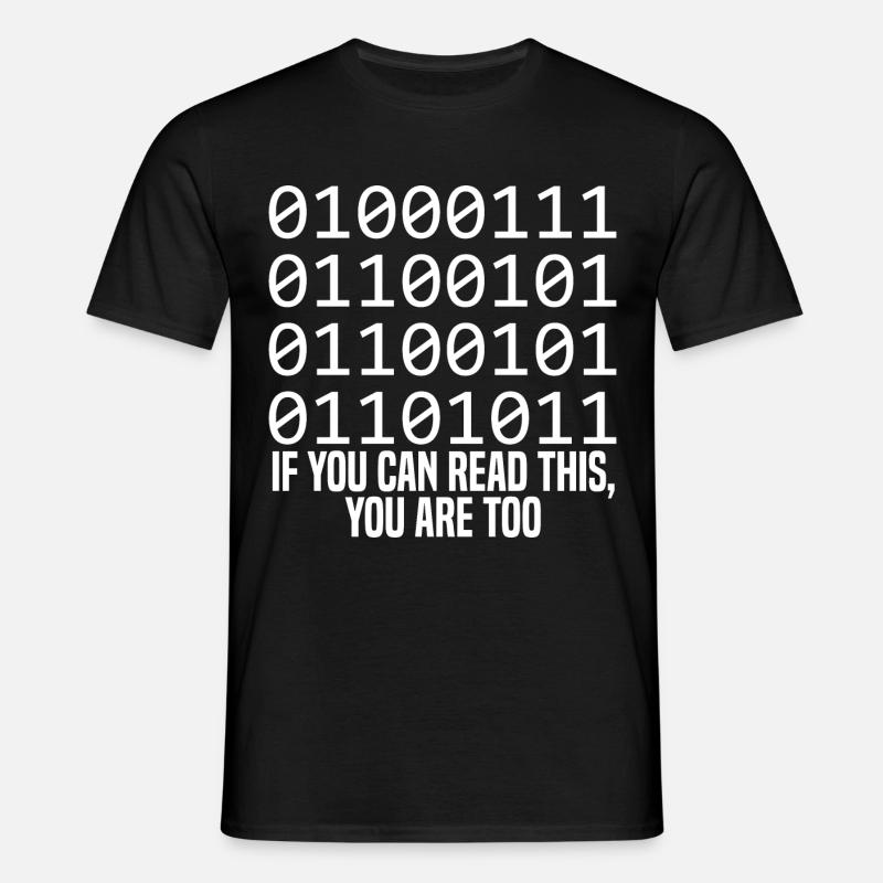 Programmierer Coder Software Entwickler - Männer T-Shirt - Schwarz