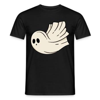 Halloween fantôme - T-shirt homme - noir - Devant - AI Model Male 178 light (178cm)