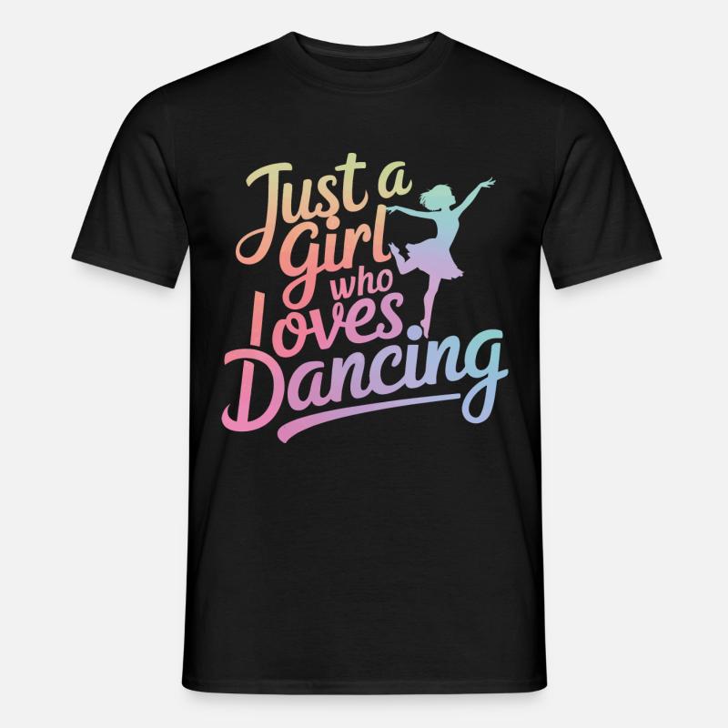 Dancing Dancers Dancing - Men's T-shirt - black