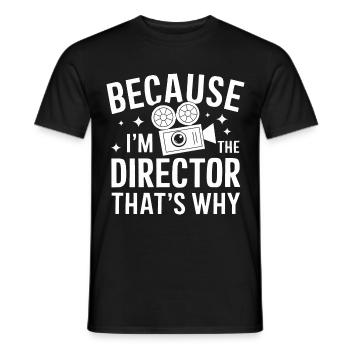 Filmemacher Filmregisseur Kameramann Film - Männer T-Shirt - Schwarz - Vorne - AI Model Male 178 light (178cm)