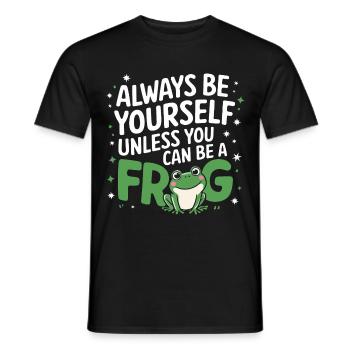 Grenouille Crapaud - T-shirt homme - noir - Devant - AI Model Male 178 light (178cm)