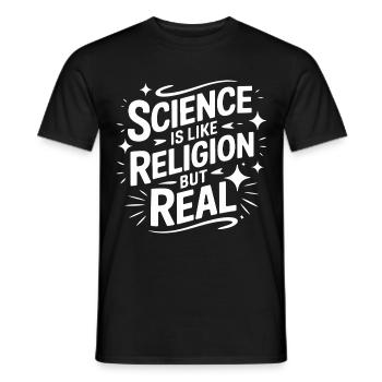 Atheismus Atheist Anti-Religion Agnostiker - Männer T-Shirt - Schwarz - Vorne - AI Model Male 178 light (178cm)
