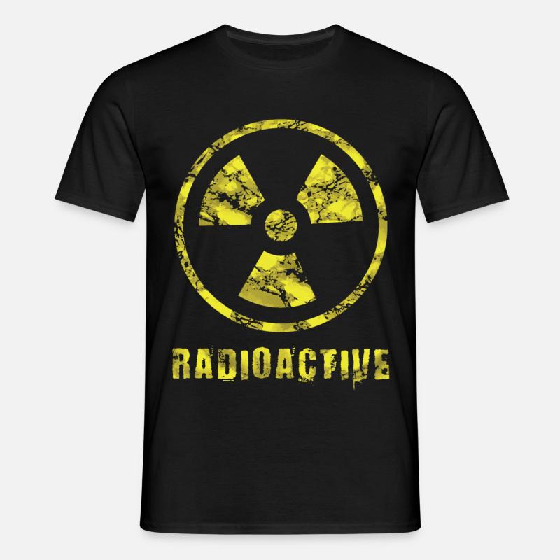 Radioactive physicist - Men's T-Shirt - black