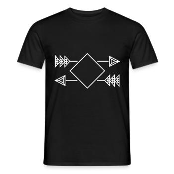 Arrows Arrows Hipster Indians Vintage - Men's T-Shirt - black - Front - AI Model Male 178 light (178cm)