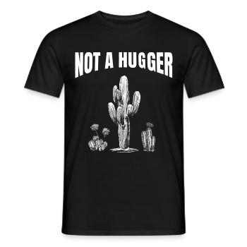 Funny Cactus Humor Sarcasm Succulents - Men's T-Shirt - black - Front - AI Model Male 178 light (178cm)