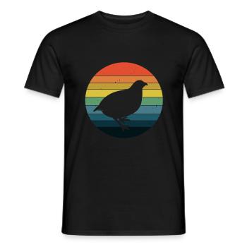 Wachtelhalter Wachtelzüchter Wachteln Geschenkidee - Männer T-Shirt - Schwarz - Vorne - AI Model Male 178 light (178cm)