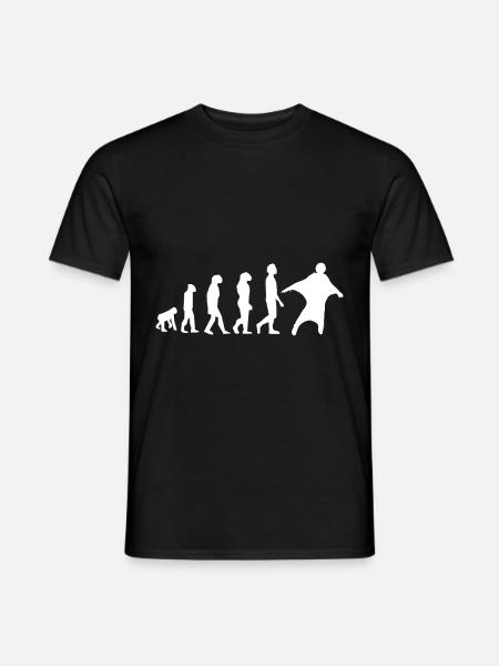 evolution wing suit - Men's T-Shirt - black