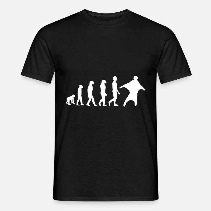 évolution wing suit - T-shirt homme - noir