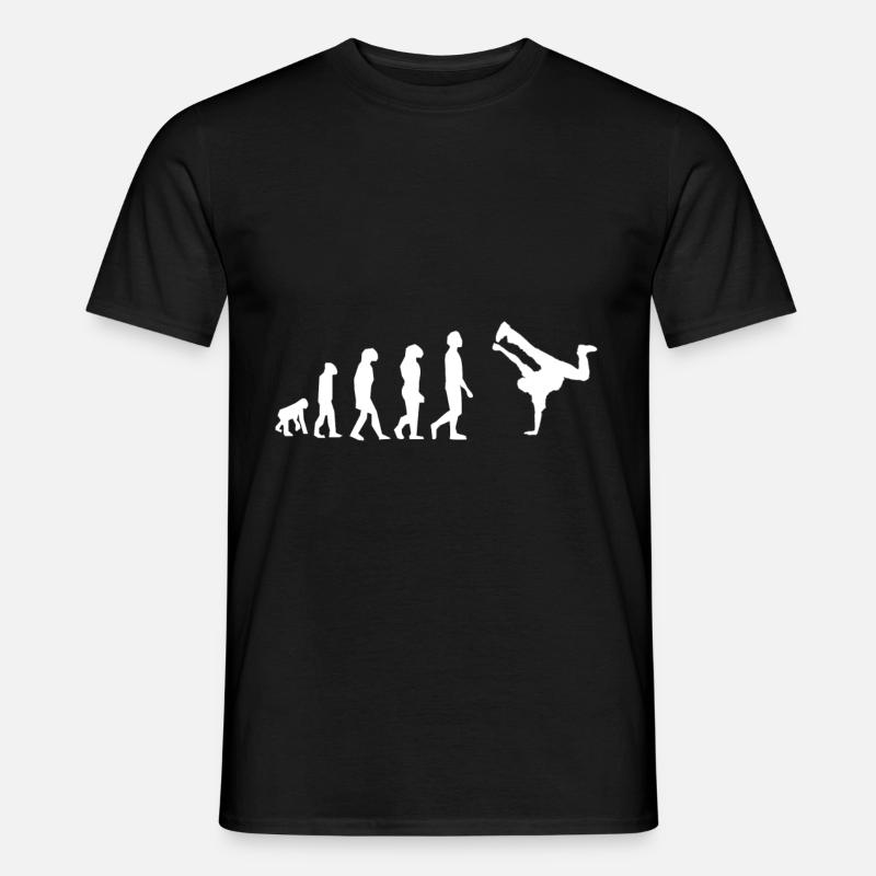 hip hop breakdance evolution - Men's T-shirt - black