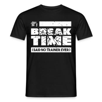 Workout Personal Trainer Fitness Lifestyle Gesche - Men's T-Shirt - black - Front - AI Model Male 178 light (178cm)