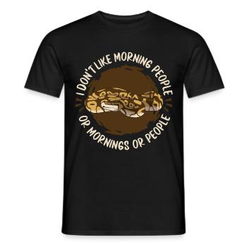 Boa Constrictor Serpent - T-shirt homme - noir - Devant - AI Model Male 178 light (178cm)