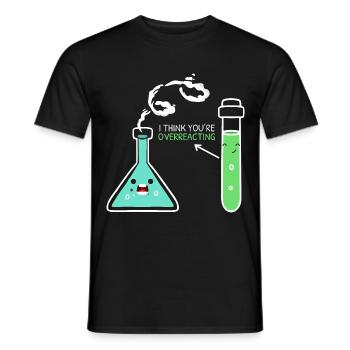 Biologiste Science Biologie Expérience majeure - T-shirt homme - noir - Devant - AI Model Male 178 light (178cm)