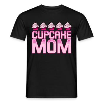 Cupcake Nut Baking - Men's T-Shirt - black - Front - AI Model Male 178 light (178cm)