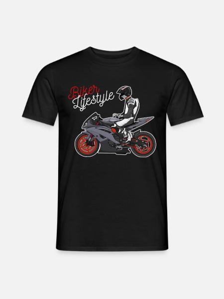 Motorcycle Lifestyle / Motorrad / Motorräder biker - Männer T-Shirt - Schwarz