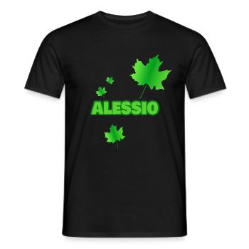 Fortwirt Alessio - Männer T-Shirt - Schwarz - Vorne - AI Model Male 178 light (178cm)
