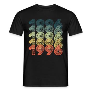 Witzig 1996 - Men's T-Shirt - black - Front - AI Model Male 178 light (178cm)