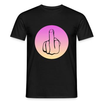 fuck off, fuck you, fucking, fuck - Männer T-Shirt - Schwarz - Vorne - AI Model Male 178 light (178cm)