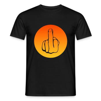 fuck off, fuck you, fucking, fuck - Männer T-Shirt - Schwarz - Vorne - AI Model Male 178 light (178cm)