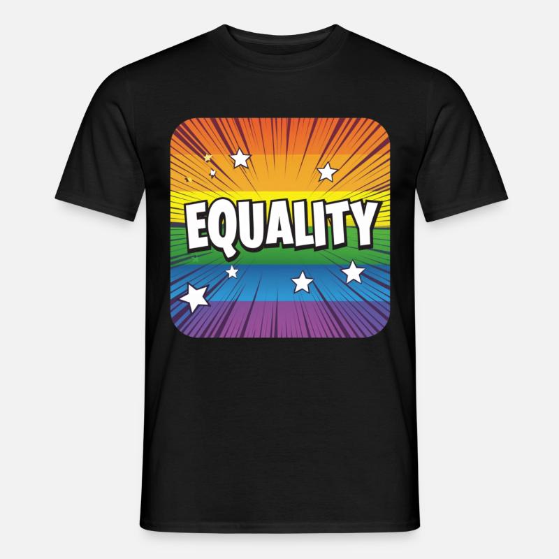 LGBTQ Equality - Männer T-Shirt - Schwarz