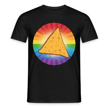 LGBTQ Nacho - T-shirt homme - noir - Devant - AI Model Male 178 light (178cm)