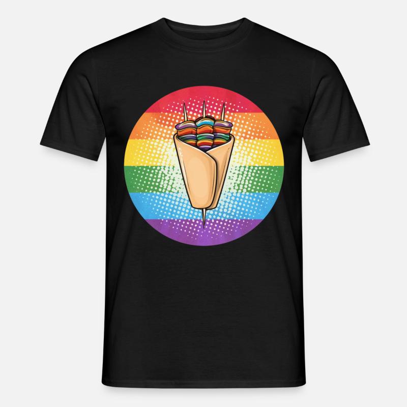 LGBTQ Kebab - Männer T-Shirt - Schwarz