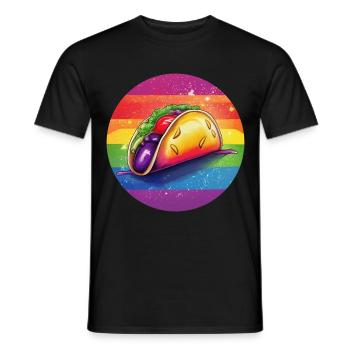 LGBTQ Taco - T-shirt homme - noir - Devant - AI Model Male 178 light (178cm)